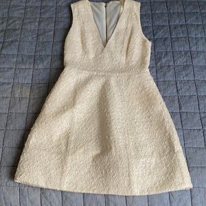 This dress is equal elegant and sexy.